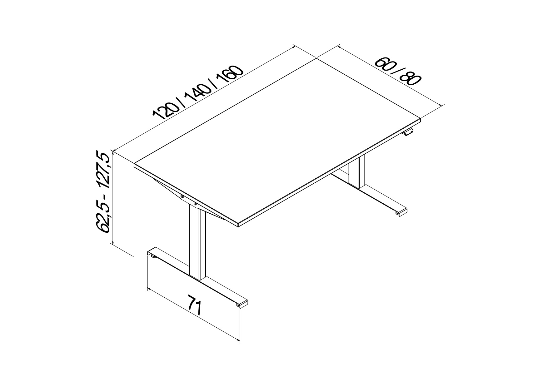 Sitz-Steh-Tisch s32